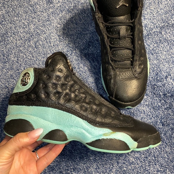 Jordan Other - Nike Jordan’s 13 GS island green size 4y